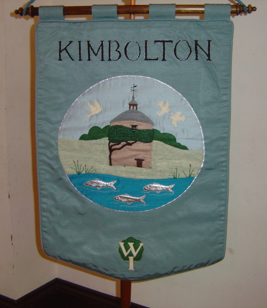 Kimbolton WI Standard made by Una Gould
